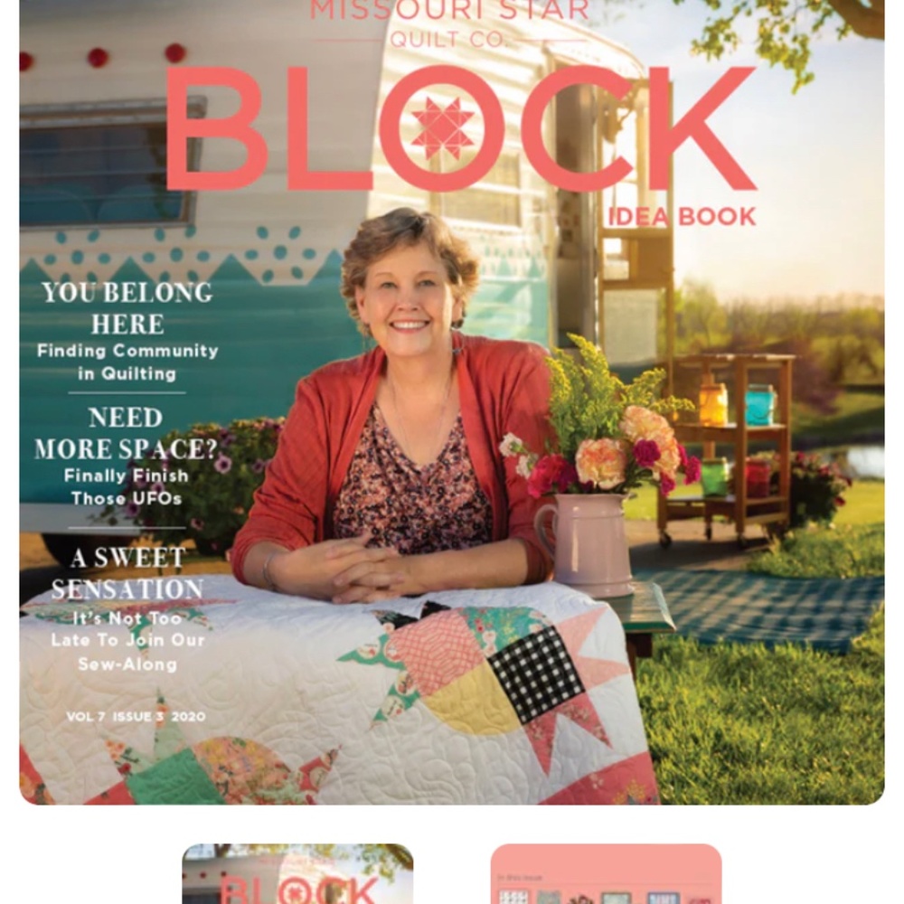 Missouri Star Quilt CO BLOCK 2020 Volume 7 Set of 4 magazines quilting c…